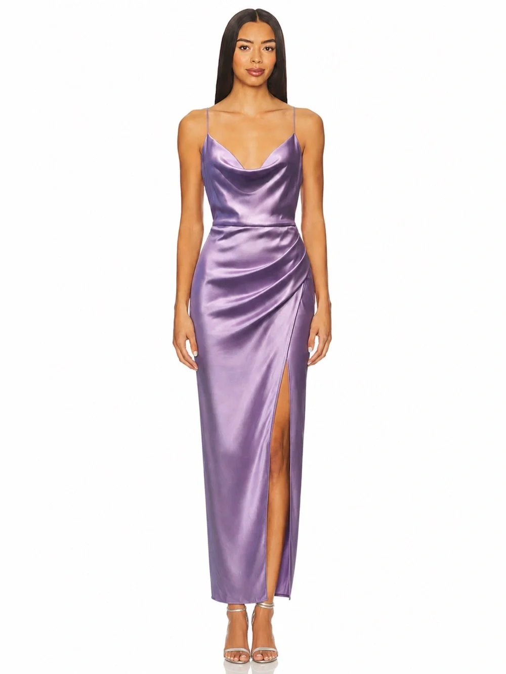 Significant Other Dresses | Significant Other Aria Dress Lavender Lilac Satin Wedding Bridesmaid Au10/Us6 | Color: Purple | Size: 6 | Basilplusbaby's